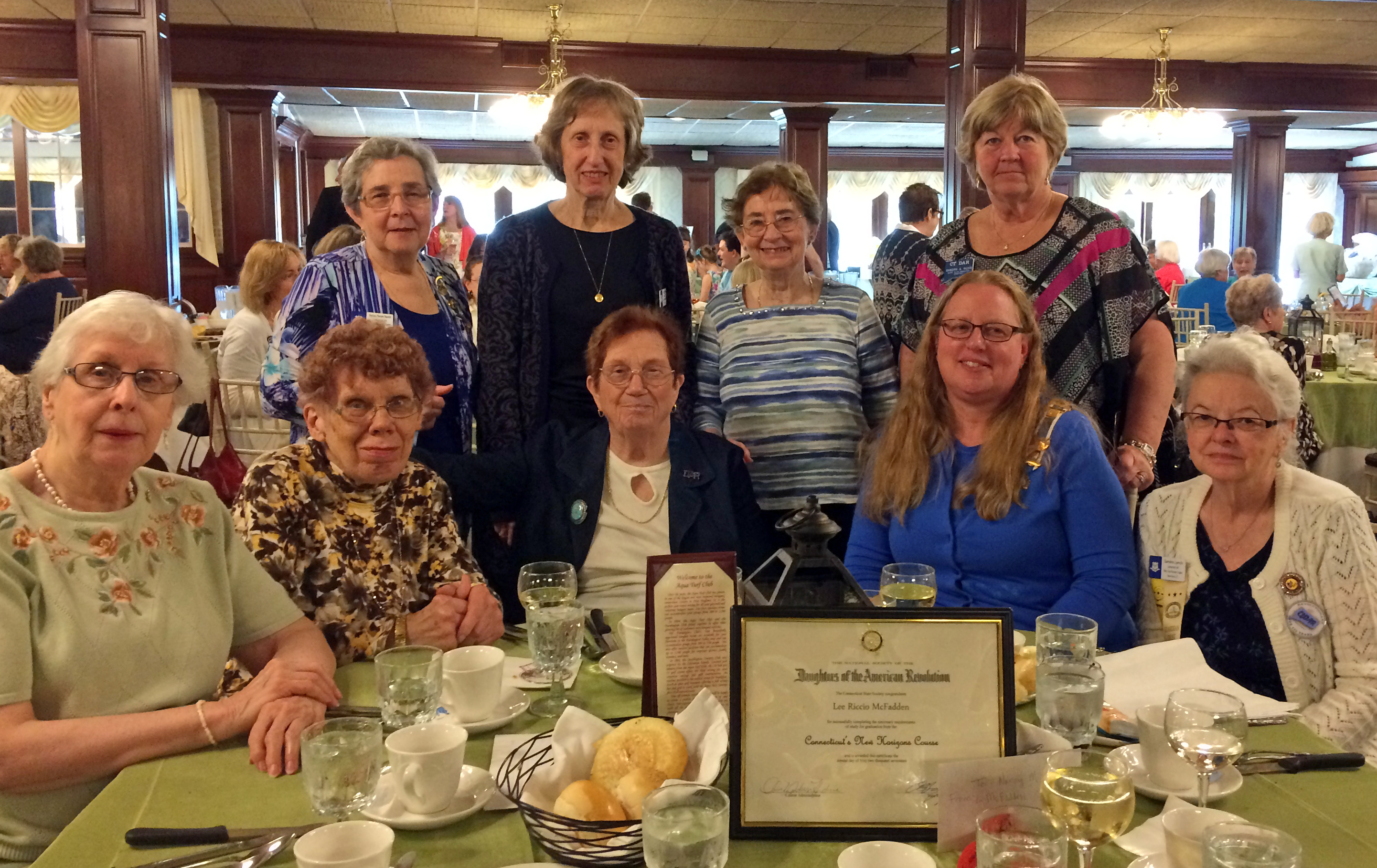 Chapter members at Spring Fling.